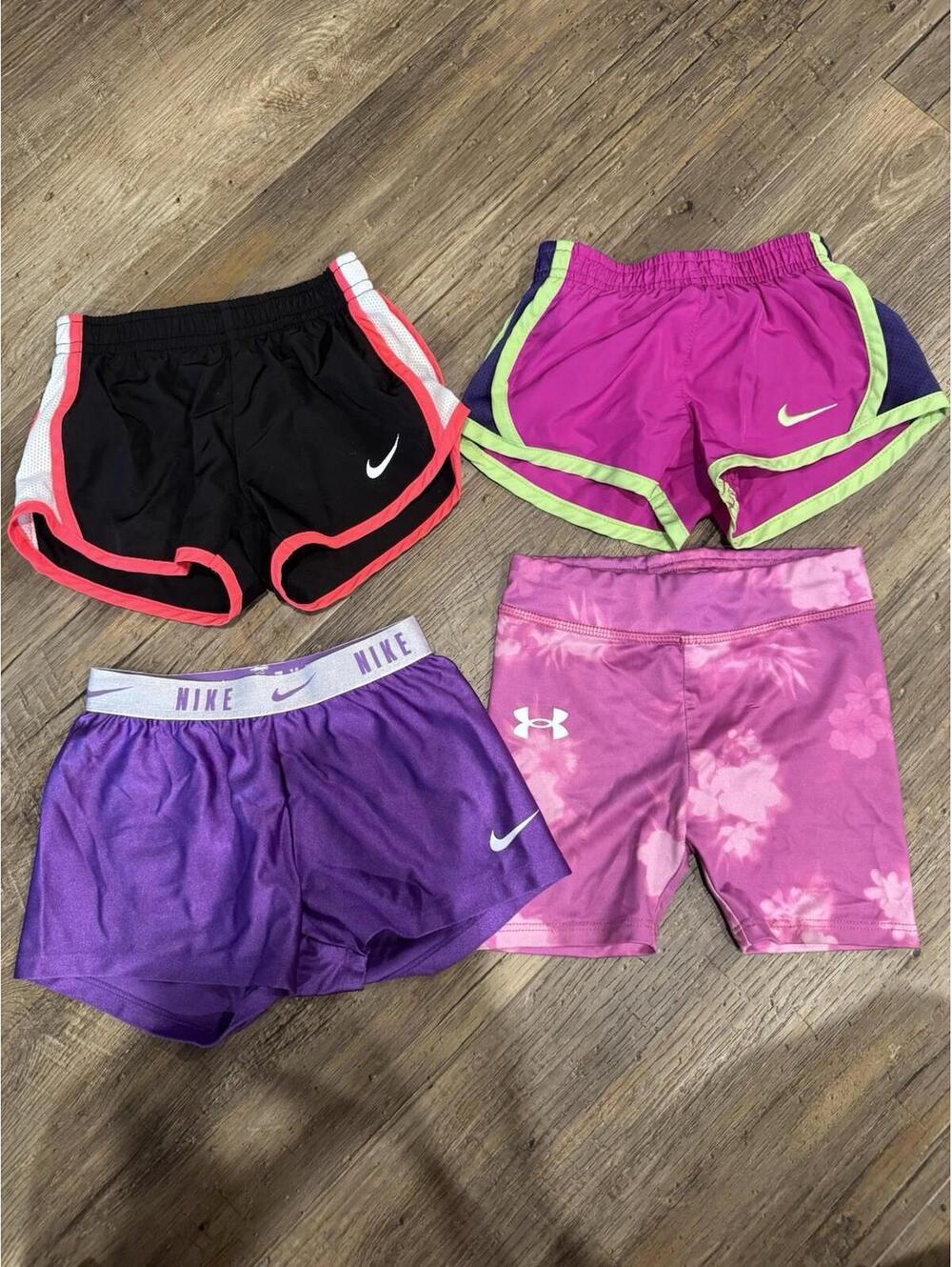 Toddler Nike And Under Armour Athletic Shorts Lot Of 4 Sz 18/2T
